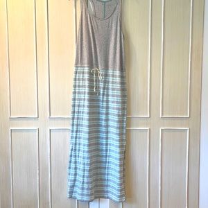 LOFT racer back dress long/maxi size L